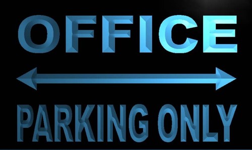 Office Parking Only Neon Light Sign